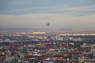 Hot Air Balloon over Paris